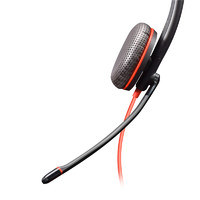 Poly 博诣 Blackwire C3215 压耳式头戴式耳机 黑色 USB口