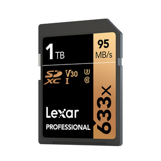 Lexar 雷克沙 633x SD存储卡 1TB（UHS-I、V30、U3)