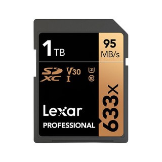 Lexar 雷克沙 633x SD存储卡 1TB（UHS-I、V30、U3)