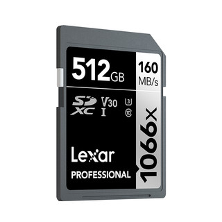 Lexar 雷克沙 PROFESSIONAL SD存储卡 512GB（UHS-I、V30、U3）