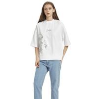 Calvin Klein Jeans 卡尔文·克莱恩牛仔 丘比特限定系列 女士圆领短袖T恤 J215176 白色 S