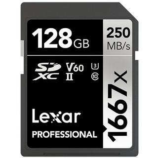 128GB SD存储卡 U3 V60 4K数码相机内存卡 读250MB/s