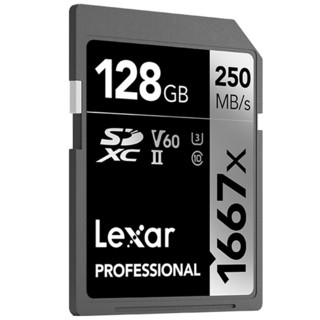 Lexar 雷克沙 PROFESSIONAL SD存储卡（UHS-II、V60、U3)
