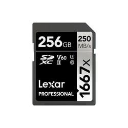 Lexar 雷克沙 PROFESSIONAL SD存儲卡 256GB（UHS-II、V60、U3)