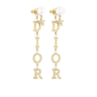 dior迪奥e1457dvocyd301字母珍珠耳钉