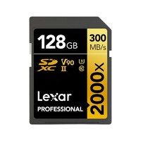 Lexar 雷克沙 PROFESSIONAL SD存储卡 128GB（UHS-II、V90、U3)