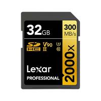 Lexar 雷克沙 PROFESSIONAL SD存储卡 32GB（UHS-II、V90、U3)
