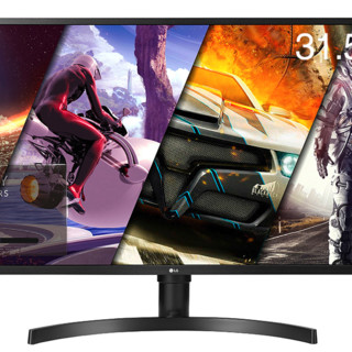 LG 乐金 32UK550-B 31.5英寸 VA FreeSync 显示器 (3840×2160、60Hz、DCI-P3 95%、HDR10）