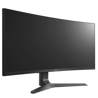 LG 乐金 34英寸曲面屏 准2K显示器144Hz 21:9带鱼屏 IPS面板 34GL750-B