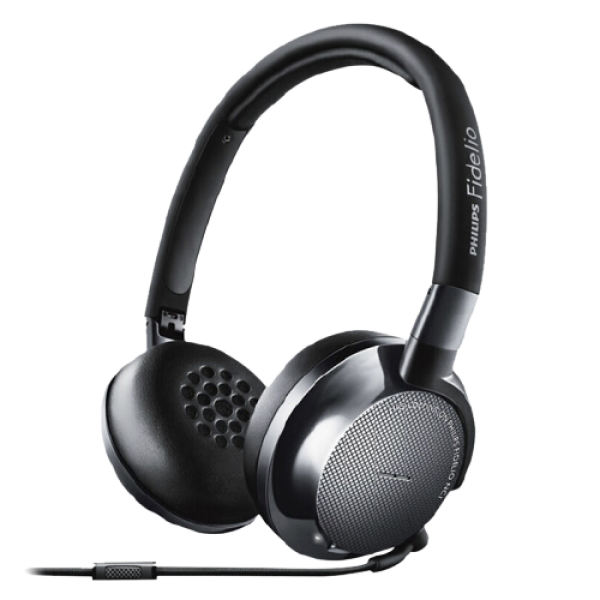 philips 飞利浦 fidelio nc1 压耳式头戴式主动降噪有线耳机 黑色 双