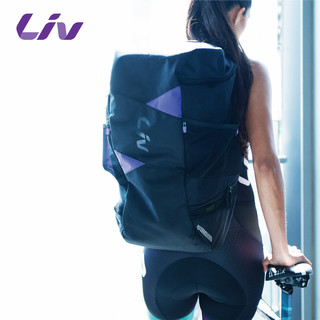 Liv丽以芙铁三包专用大容量防水耐磨通风绝缘自行车包运动背包