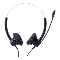 Plantronics 缤特力 Poly 博诣 SP12-RJ9 耳罩式头戴式耳机 黑色 水晶头接口