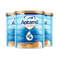Prime会员：Aptamil 爱他美 金装 婴儿配方奶粉 3段 900g*3罐