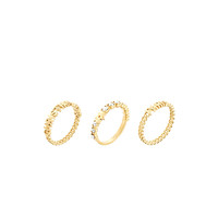 Dior 迪奥 R1020DPACY_D301 女士戒指套装 (字母+星星+字母）