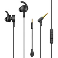 RAPOO 雷柏 VM150 入耳式动圈有线耳机 黑色 3.5mm