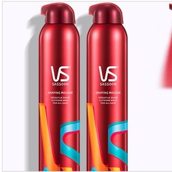 VS 沙宣 強力持久造型泡沫摩絲250ml*2 男女頭發定型清爽持久