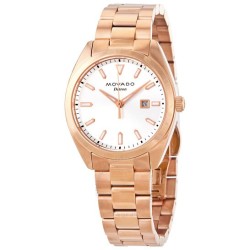 MOVADO 摩凡陀 Heritage-Datron石英女士手表3650039 开箱版