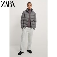 ZARA 01215500802 白鸭绒短款轻型羽绒服