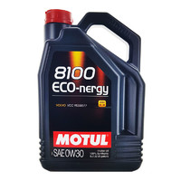 MOTUL 摩特 全合成机油 8100ECO NERGY系列 0W-30 5L