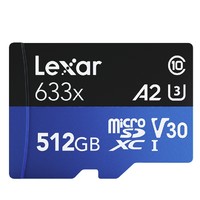 Lexar 雷克沙 633X MicroSDXC TF存储卡 512GB