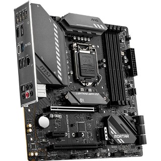 intel 英特尔 MSI 微星 B560M MORTAR 主板  MATX主板（intel LGA1200、B560） 英特尔 酷睿i5-10400F CPU套装