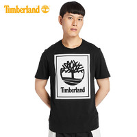 Timberland 添柏岚 男装21春装新款户外休闲圆领印花短袖T恤|A2AJ1