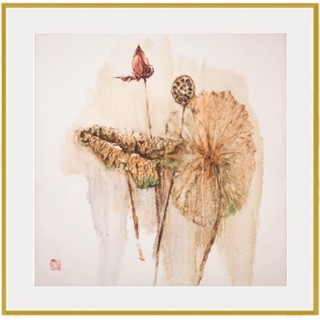 buybuyART 买买艺术 崔龙《禅意系列二》50×50cm 版画 油画 客厅装饰画 卧室装饰画