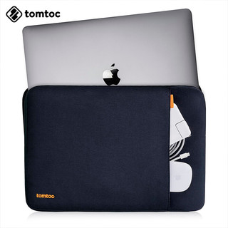 tomtoc air苹果电脑包13/15/16英寸 2020macbookpro内胆包笔记本保护 蓝黑色（大号） 15寸