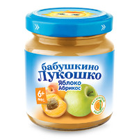 babushkino lukoshko 奶奶的菜篮 果泥 俄罗斯版 3段 甜杏苹果味 100g