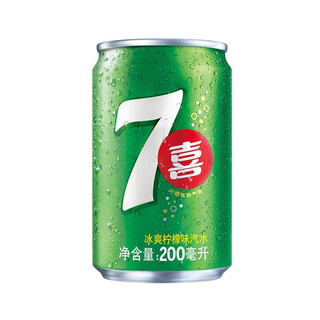 7-Up 七喜 冰爽汽水 冰爽柠檬味 200ml*20听