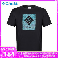 Columbia 哥伦比亚 城市户外男棉质舒适透气圆领短袖T恤
