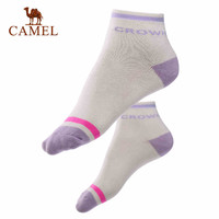 CAMEL 骆驼 户外春夏新款运动休闲短筒吸汗女袜子家居休闲棉短袜女