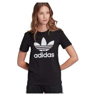 adidas Originals TREFOIL TEE 女子运动T恤 FM3311 黑色 36