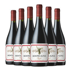 MONTES 蒙特斯 欧法系列 西拉干红葡萄酒   750ml*6瓶