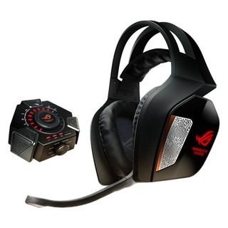 ROG 玩家国度 7.1 Centurion 百夫长 耳罩式头戴式降噪有线耳机 黑色 USB口