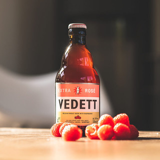 VEDETT 白熊 玫瑰红啤酒  330ml*6瓶