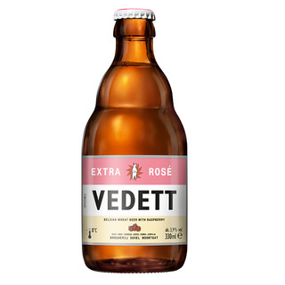 VEDETT 白熊 玫瑰红啤酒  330ml*6瓶