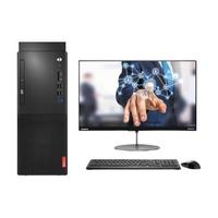 Lenovo 联想 启天 M428 九代酷睿版 23.8英寸 商用台式机 黑色 (酷睿i5-9500、核芯显卡、16GB、256GB SSD+1TB HDD、风冷)