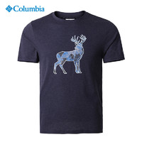 Columbia 哥伦比亚 2021春夏新品哥伦比亚Columbia户外男透气短袖圆领T恤