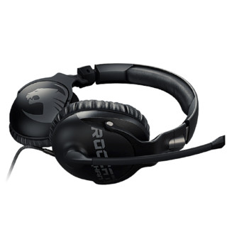 ROCCAT 冰豹 Khan PRO 耳罩式头戴式有线耳机 黑色 3.5mm