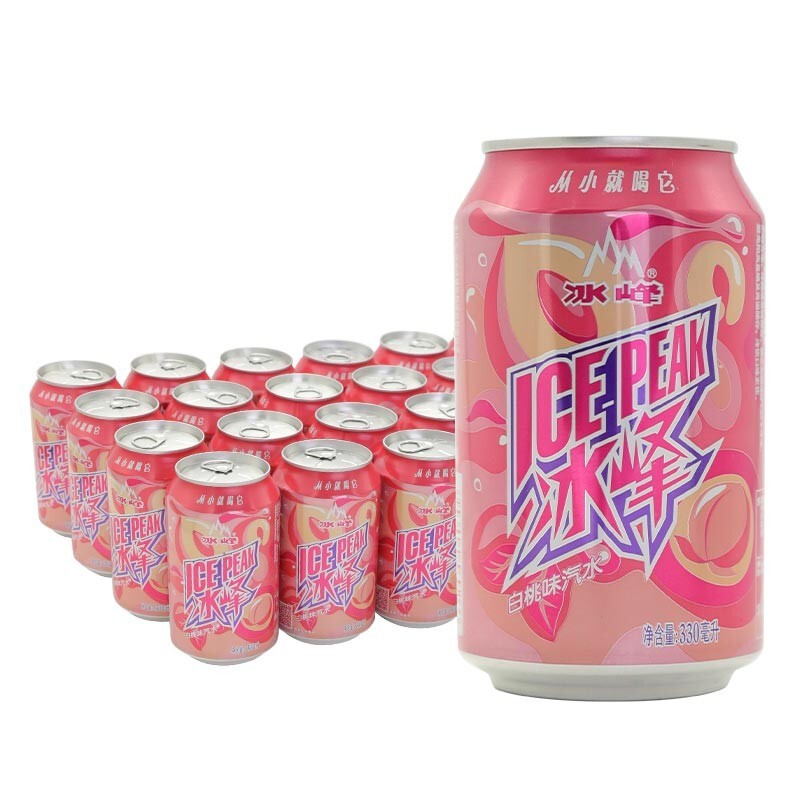 冰峰 汽水 白桃味 330ml*24罐