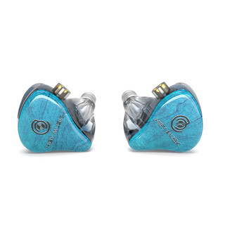 Hiby MUSIC 海贝音乐 crystal 6 入耳式挂耳式动铁有线耳机 透明蓝 3.5mm