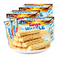 Tango 坦格 进口印尼Tango网红脆香米夹心威化饼干点心零食小吃牛奶味160g*3