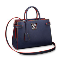 LOUIS VUITTON 路易威登 LOCKME DAY系列 手袋 M53645 深海蓝拼红色