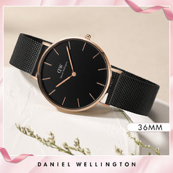 Daniel Wellington 丹尼尔惠灵顿 DW 36mm轻奢金属编织石英表DW手表