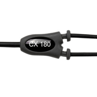 SENNHEISER 森海塞尔 CX180 入耳式动圈降噪有线耳机 黑色 3.5mm