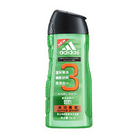 adidas 阿迪达斯 男士功能型香波沐浴露 源动激活 250ml