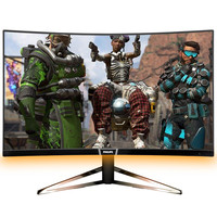 PHILIPS 飞利浦 猛腾系列 278M6FJMB 27英寸 VA 曲面 FreeSync 显示器(2560×1440、144Hz、120%sRGB)