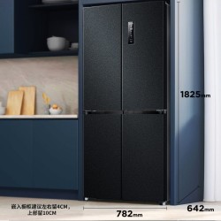 MELING 美菱 BCD-415WPU9CY 对开门冰箱 415升