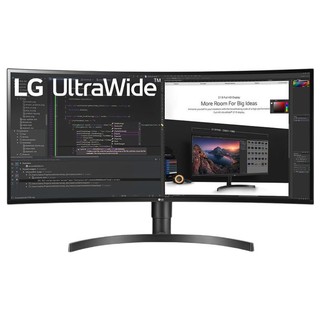 LG 乐金 34WN80C-B 34英寸 IPS 曲面 显示器(3440×1440、60Hz、99％sRGB、HDR10、Type-C 60W)